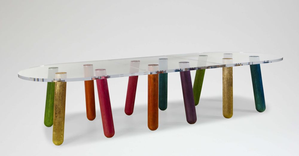 Table en plexiglas